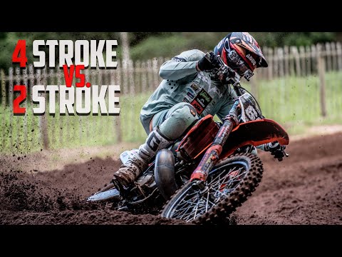 4 Stroke vs 2 Stroke | 250 Two Stroke takes on 250 Four Stroke!