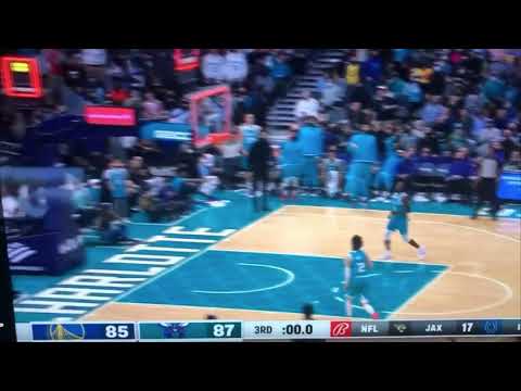 Insane Steph Curry Buzzer Beater vs Hornets
