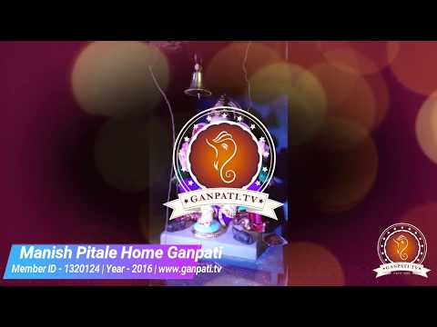 Manish Pitale Home Ganpati Decoration Video