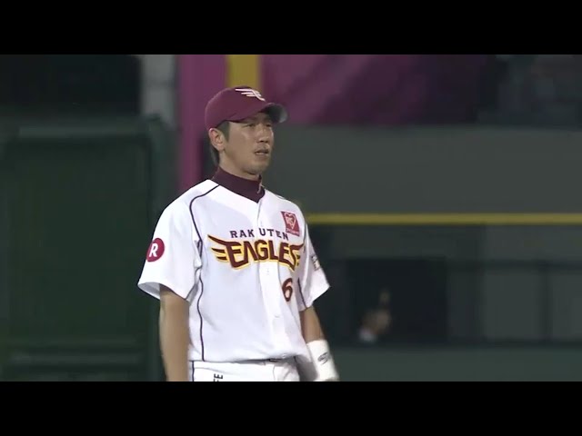 【8回表】イーグルス・藤田 流れるような守備でアウトを取る!! 2016/8/5 E-L