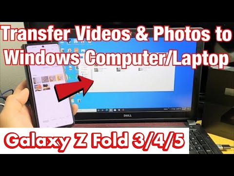 Galaxy Z Fold 3/4/5: How to Copy Photos & Videos to Windows Computer, Laptop, PC w/ Cable