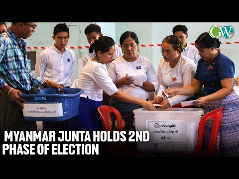 MYANMAR: VOTING FOR 2ND PHASE OF ELECTION UNDERWAY