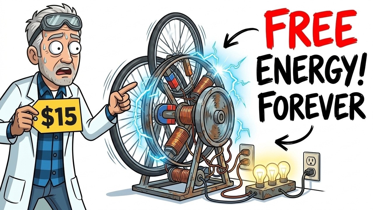 The $15 Hack That Generates Free Electricity FOREVER — (Physics Don't Lie)