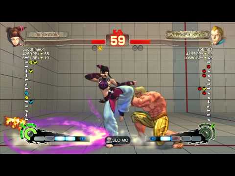 SSF4 AE: goodtime01 (Juri) vs robin01 (Abel) - Ranked Match (720p HD)