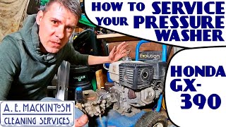 How To Service Your Pressure Washer - Honda GX390