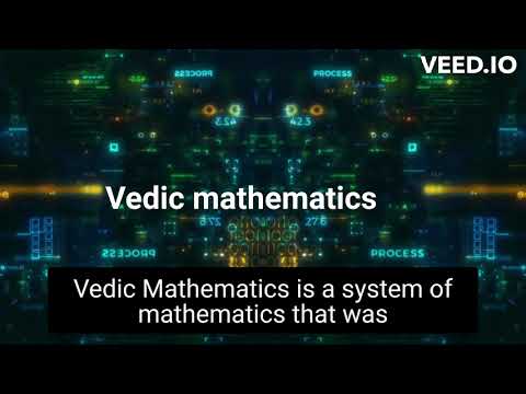 Vedic mathematics introduction