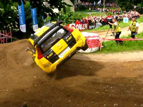 WRC Rally Poland - beautiful corner by Evgeny Novikov