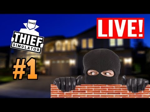 DIVENTO UN LADRO! #1 - LIVE - THIEF SIMULATOR