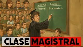 Clase magistral de Javier Milei sobre el funcionamiento de la banca central