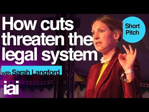 How cuts threaten the legal system | Sarah Langford | 2019 