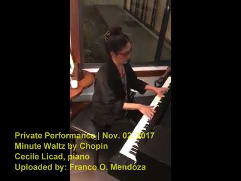 Cecile Licad - Minute Waltz by Chopin