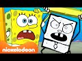 SpongeBob Draws An EVIL SpongeBob ️ SpongeBob SquarePants Nickelodeon UK