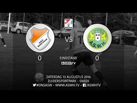 Samenvatting ONS BOSO Sneek - ASWH 0-0 (13-08-2016)