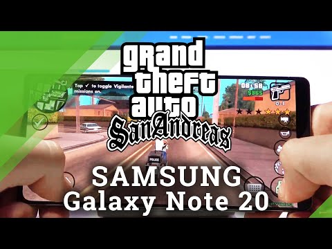 GTA San Andreas on Samsung Galaxy Note 20