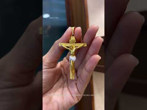 22kt/916 HM gold Jesus Pendant wt: 7.99 grams #southindianjewellery #gold