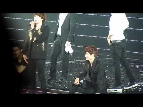[SS4 SG - 120219] Kyuhyun talking + Zhou Mi all :DDDD (HD)