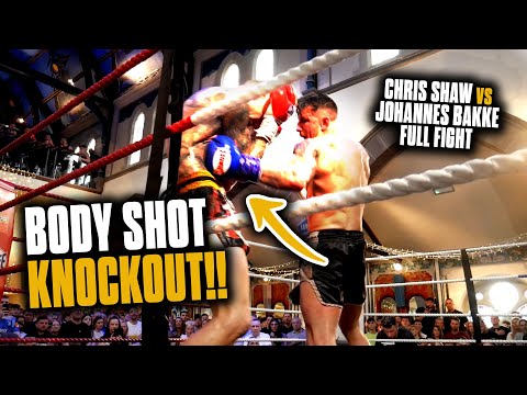 CHRIS SHAW MUAY THAI KNOCKOUT! 💥 Chris Shaw vs Johannes Bakke | Oran Mor | Full Fight