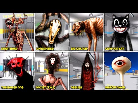 DOCTOR NOWHERE Vs TREVOR HENDERSON! What if I BECOME WATCHTOWER, SIREN HEAD.. in BARRY'S PRISON RUN!