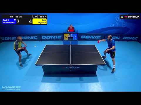 20:05 Andrii Romanenko  - Ihor Trydukh 12.10.2023 TT Euro.Cup Ukraine Master TABLE 4
