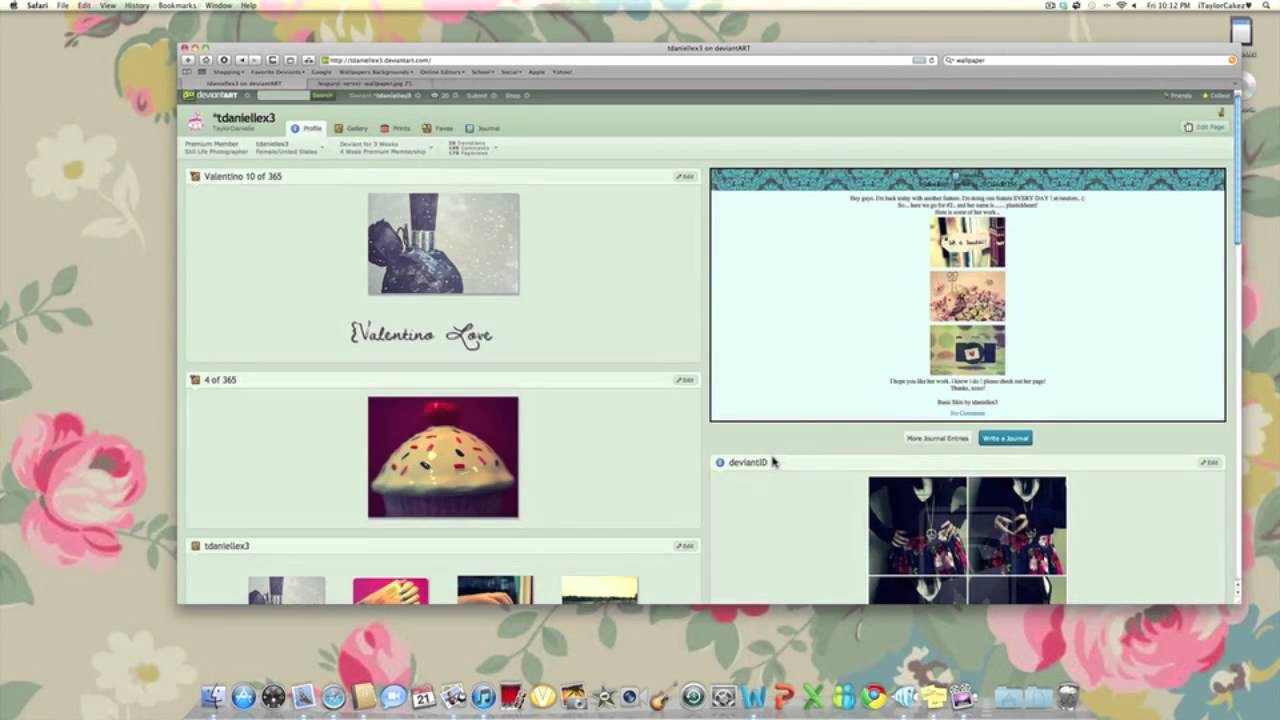 DeviantArt Tutorial - Background for Custom CSS Boxes