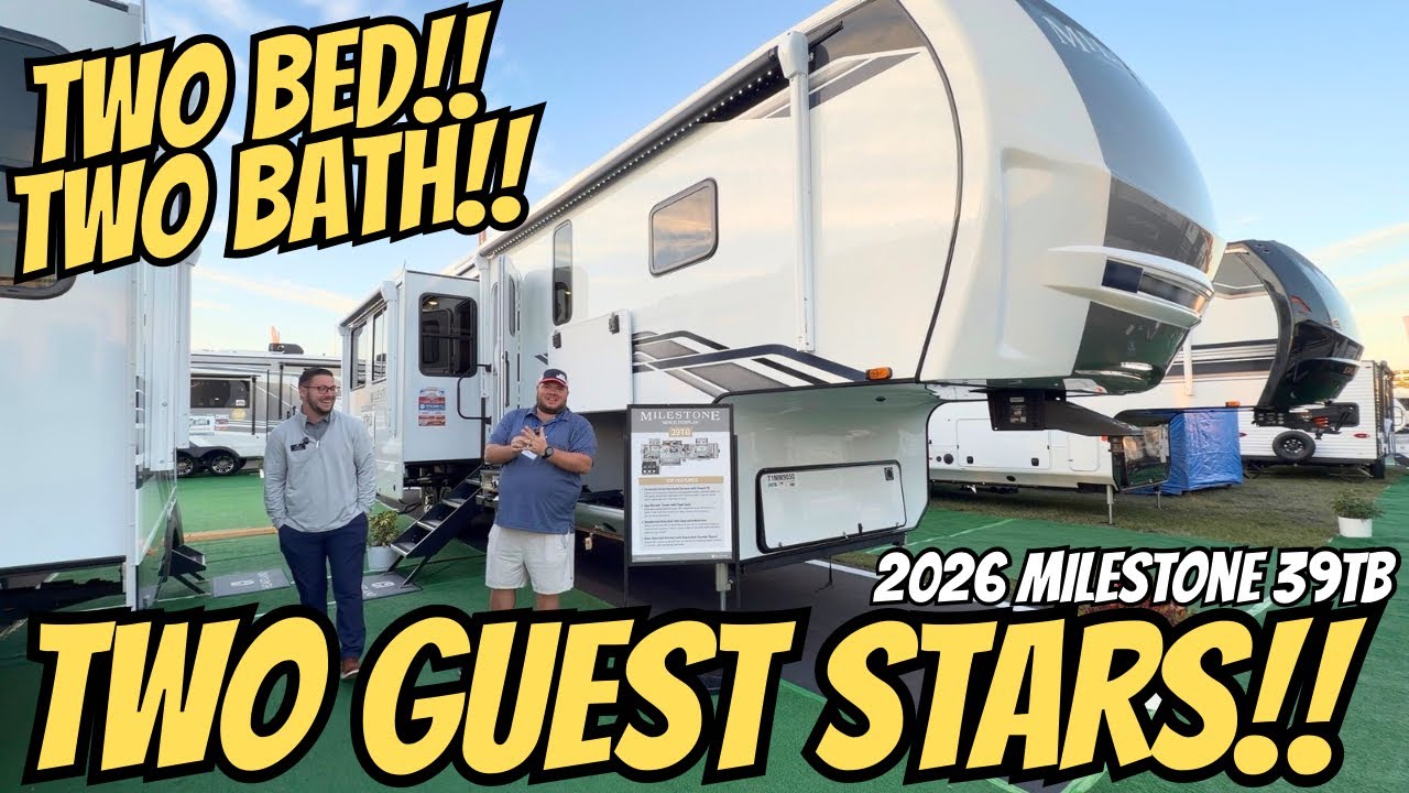 Milestone 39TB: The Ultimate Family-Friendly RV with Two Beds, Two Baths, and a Loft!