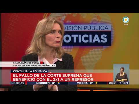 TV Pública Noticias - "La gente muestra confianza en el Gobierno" (Silvia Elías de Pérez)