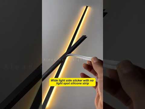 Shelf lights that can be installed directly without slotting.#lamp #light #led #smarthome