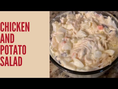 chicken and potato salad recipe| How to  make chicken and potato salad recipe.