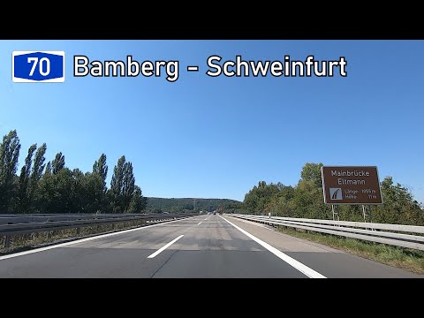 Germany: A70 Bamberg - Schweinfurt