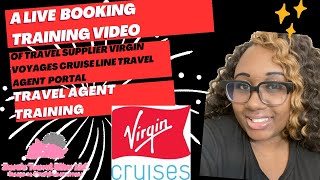 Lets book a cruise through Virgin Voyages travel agent portal.