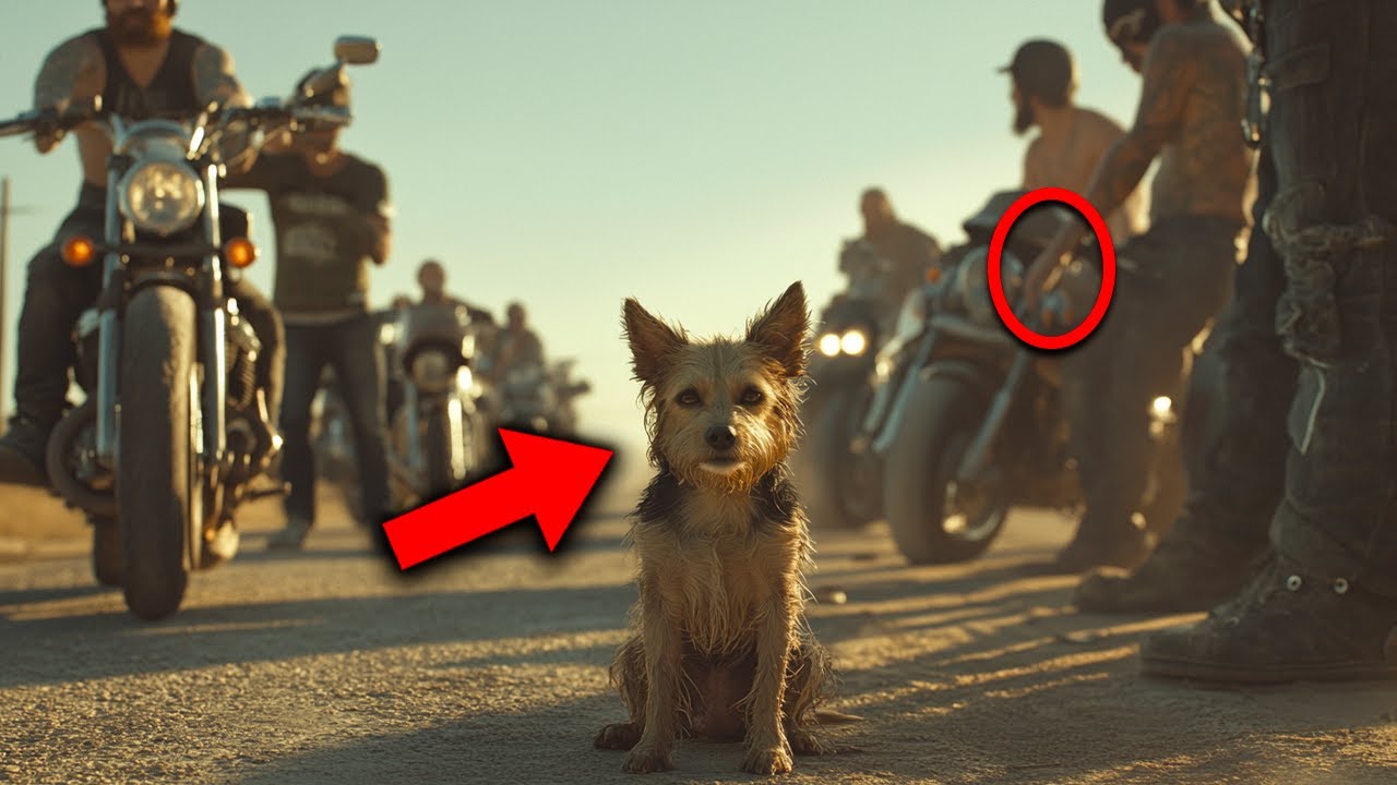 Bikers Mock a Stray Dog Near a Highway—What the Dog Does Next Will Leave You Speechless!