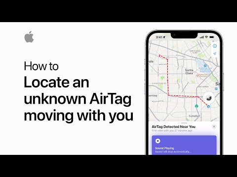 How to locate an unknown AirTag moving with you on iPhone | Apple Support