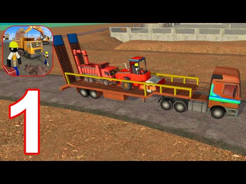 Stickman City Construction Excavator - Gameplay Walkthrough Part 1 (Android, iOS)