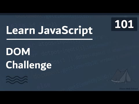 Learn JavaScript In Arabic 2021 - #101 - DOM Challenge
