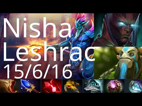 Nisha Leshrac vs Save- Skywrath Mage, Nature's Prophet - what a bad day - dota2