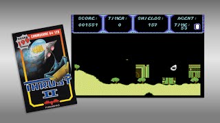 The Silverbird Selection Game Review - Thrust II 2 (Commodore 64)