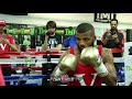 BADOU JACK IN BEAST MODE ON THE MITTS PREPARING FOR MARCUS BROWNE ON PAC BRONER CO MAIN EVENT