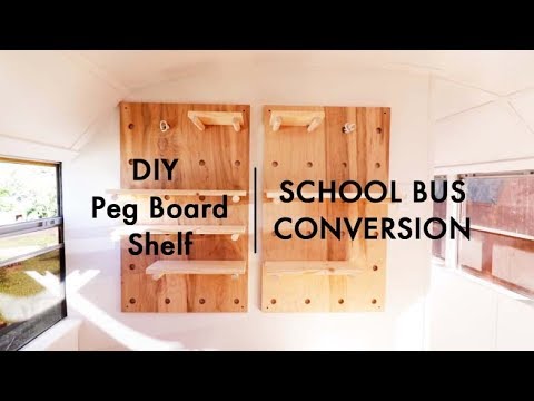 DIY RIESIGES Steckbrettregal (SKOOLIE-BUS-UMBAU)