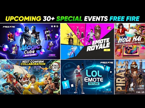 Upcoming Events in Free Fire l Free Fire New Event l Ff New Event l Pirate Flag Emote Return Date 