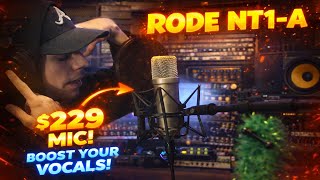 Video thumbnail for Rode NT1-A XLR Condenser Microphone Review (Rap Vocals) by Kelli