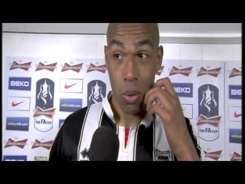 Simon Bourne interviews Clayton McDonald - Grimsby Town v Scunthorpe United - 9th November 2013