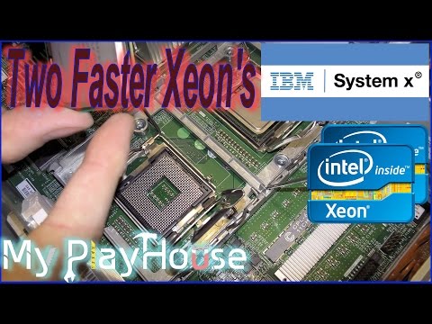 How to upgrade IBM X3650 M1 with faster Xeon Processors - 292