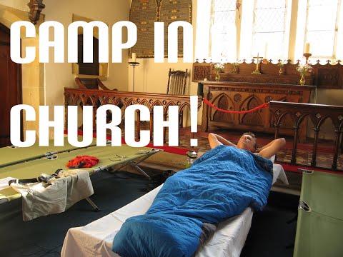 Sleeping solo in a church in Longsleddale in the Lake District