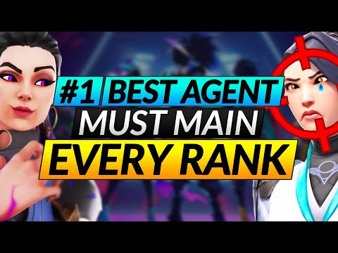 1 BEST AGENT to MAIN at EVERY RANK - CARRY INSTANTLY With These Tips - Valorant Guide