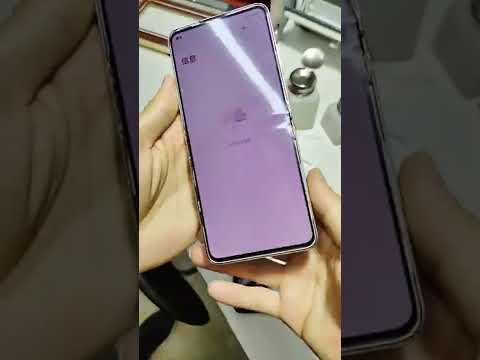 Huawei p50 pocket LCD screen crease repair华为p50 pocket液晶屏折痕修复