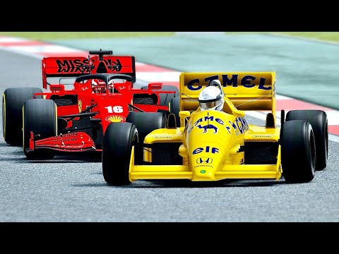 Ferrari F1 2020 vs Lotus F1 1987 at Nurburgring