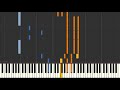 So ist es immer - Piano tutorial