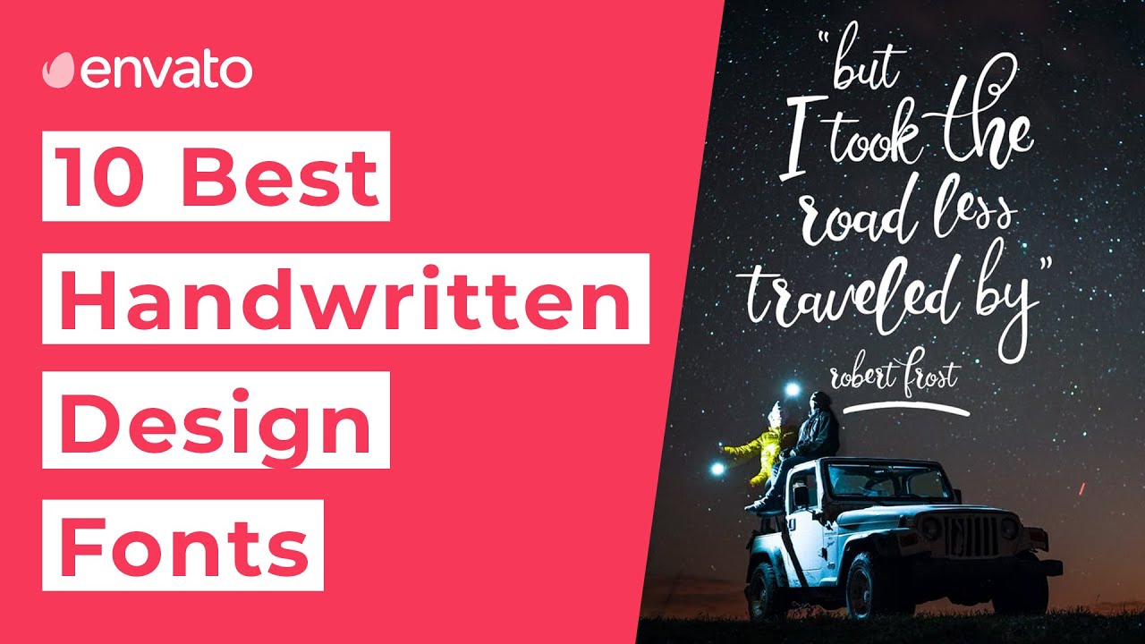 10 Best Handwritten Fonts [2020]
