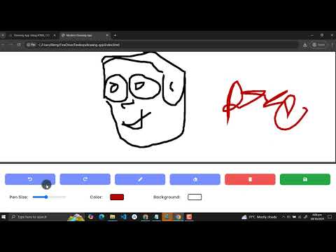 Drawing App Using Html Css And Javascript With Source Code