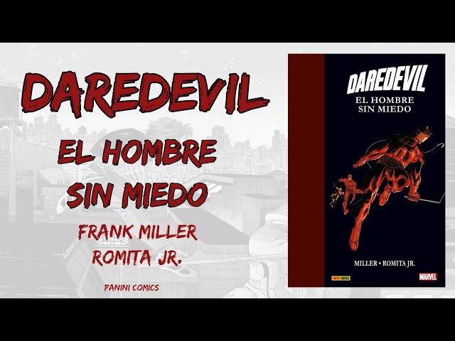 Vídeo relacionado con Daredevil. El hombre sin miedo 11. Arte oscuro (COLECCIÓN 100% MARVEL)